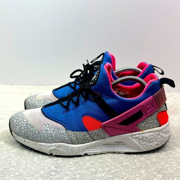 NIKE Air Huarache Utility Premium Safari Sneakers Shoes Men's 10.5 - Picture 2 of 9